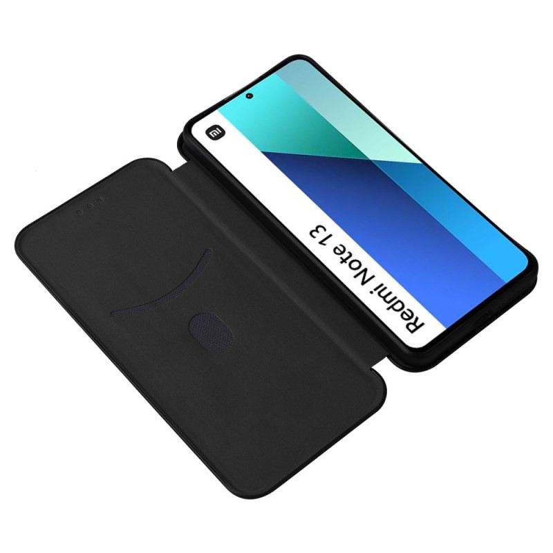 Flip Case Xiaomi Redmi Note 13 4g Kohlefaser