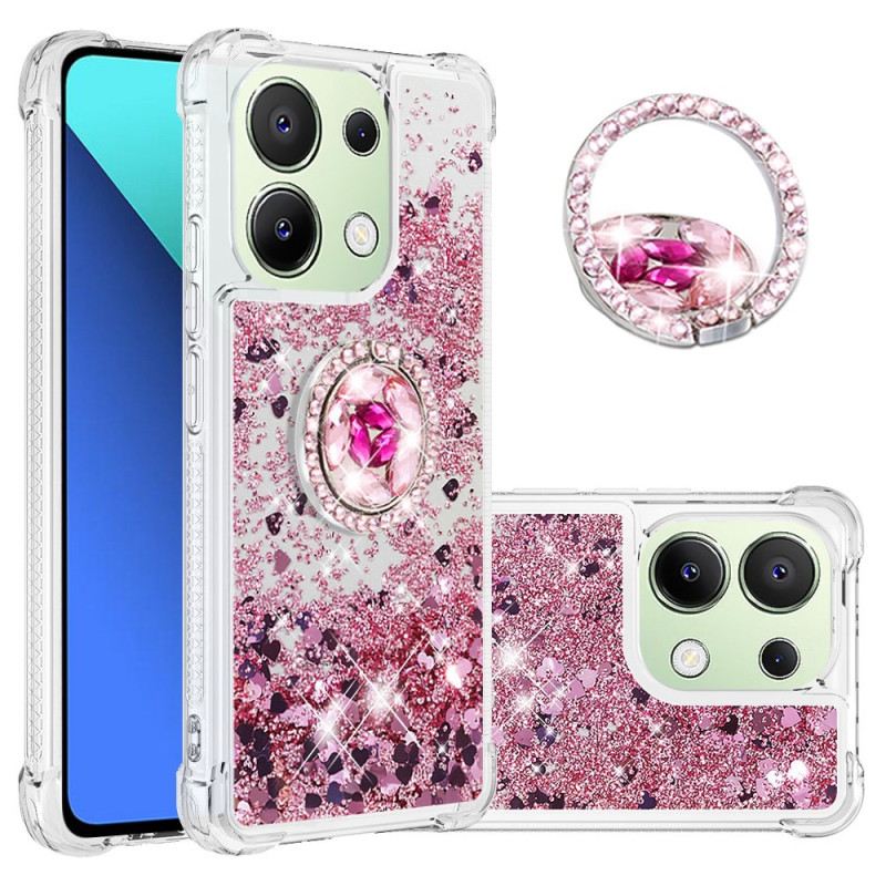 Hülle Für Xiaomi Redmi Note 13 4g Glitzerring-unterstützung