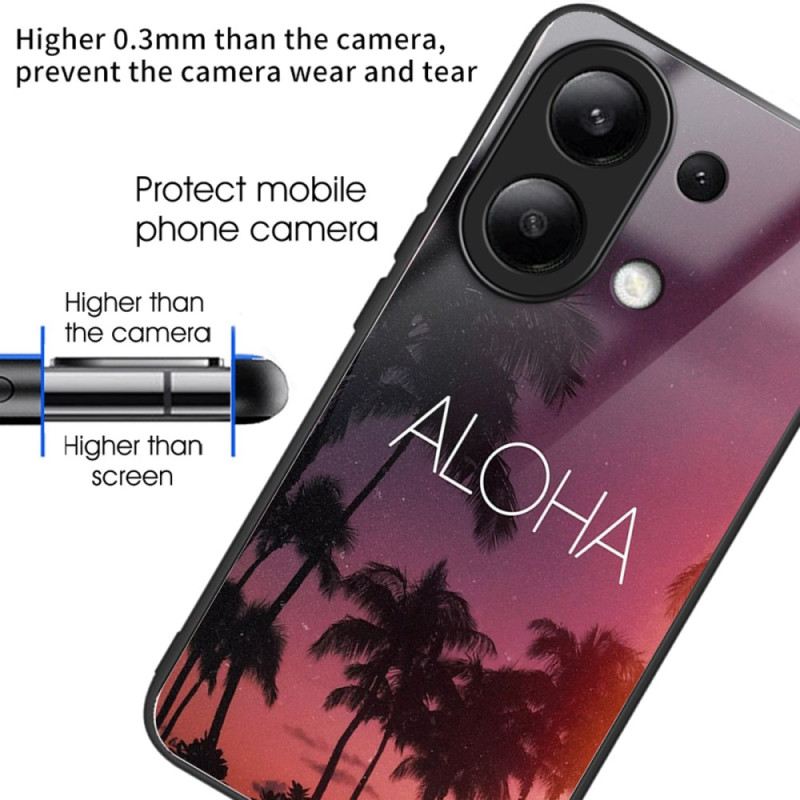 Hülle Xiaomi Redmi Note 13 4g Aloha Gehärtetes Glas