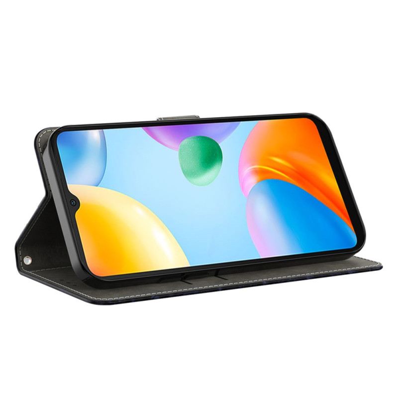 Lederhüllen Xiaomi Redmi Note 13 4g Handyhülle Ahornblatt