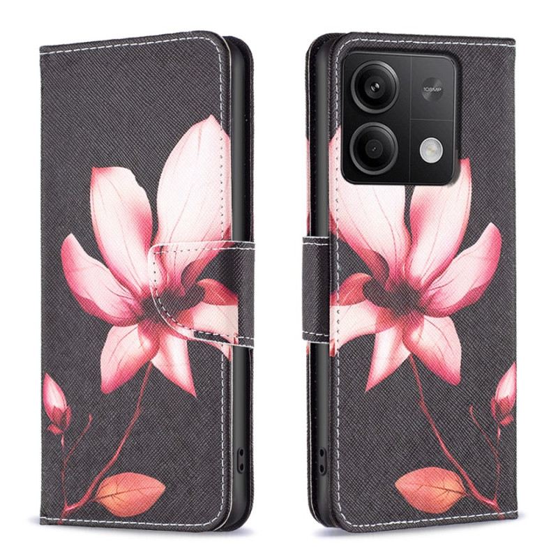 Lederhüllen Xiaomi Redmi Note 13 4g Handyhülle Lotus