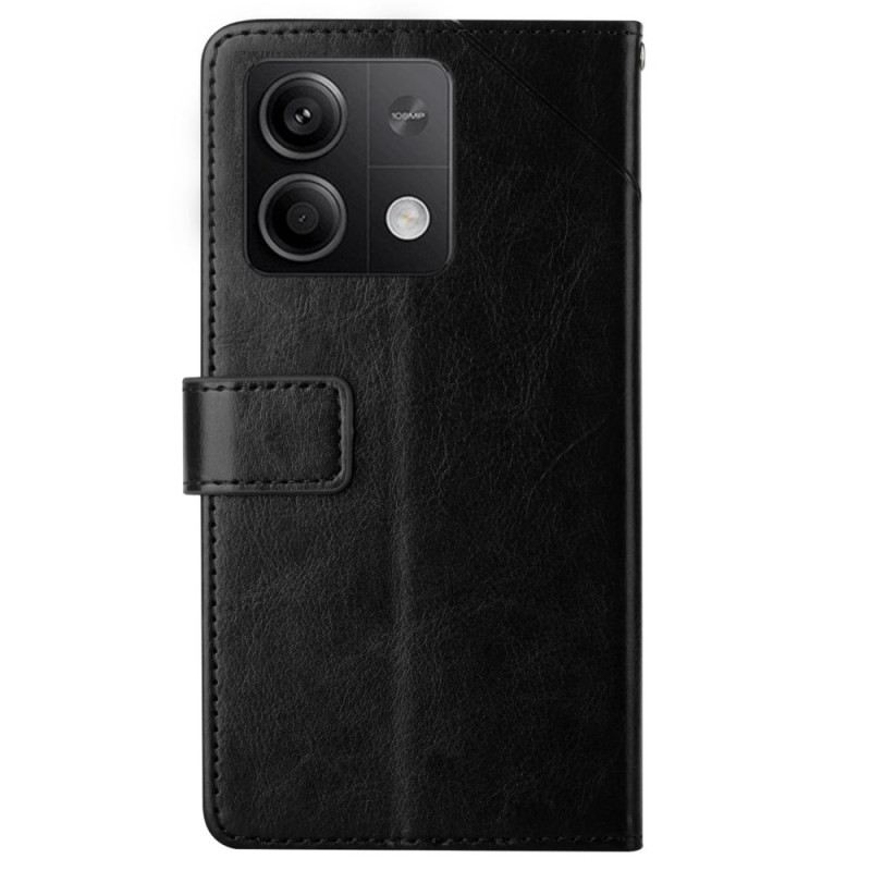 Lederhüllen Xiaomi Redmi Note 13 4g Y-riemen-design