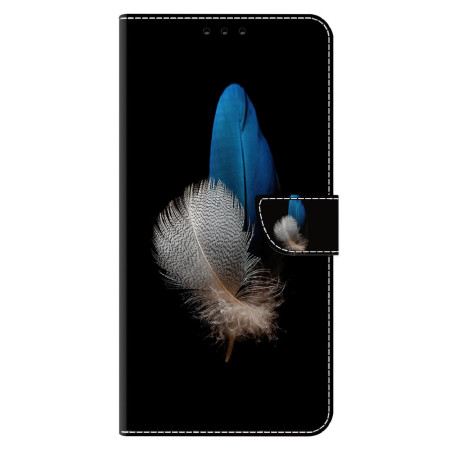 Lederhüllen Xiaomi Redmi Note 13 4g Zwei Federn