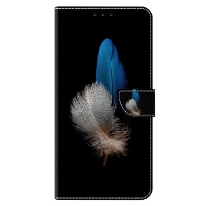 Lederhüllen Xiaomi Redmi Note 13 4g Zwei Federn