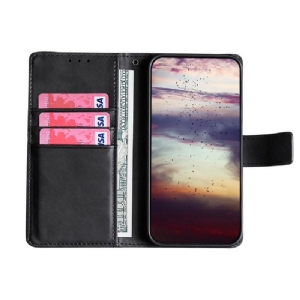 Flip Case Für Xiaomi 11T / 11T Pro Ana Krokodillederimitat