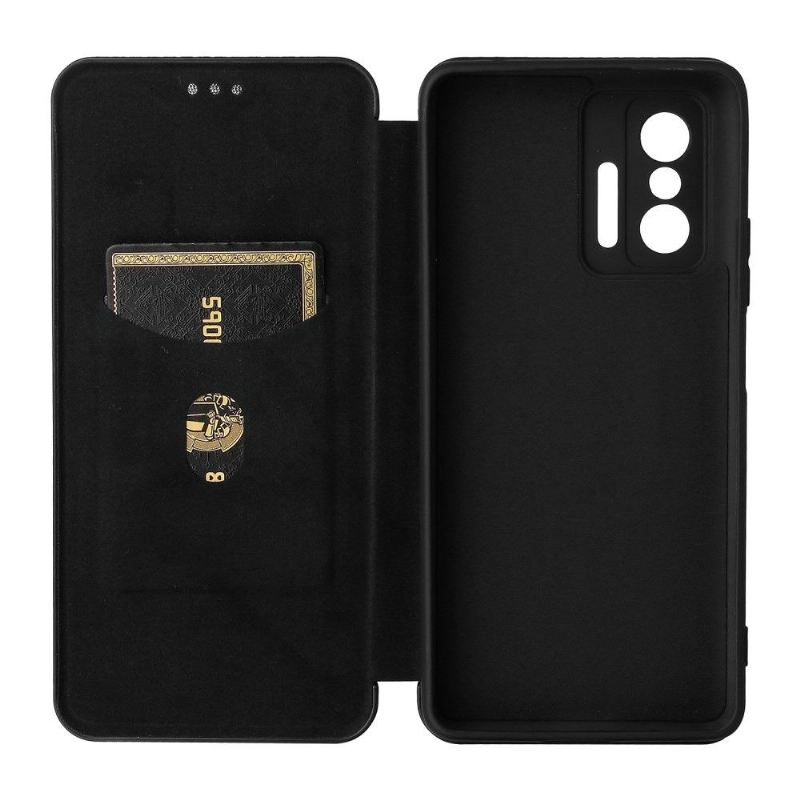 Flip Case Für Xiaomi 11T / 11T Pro Kohlefaser-kunstleder