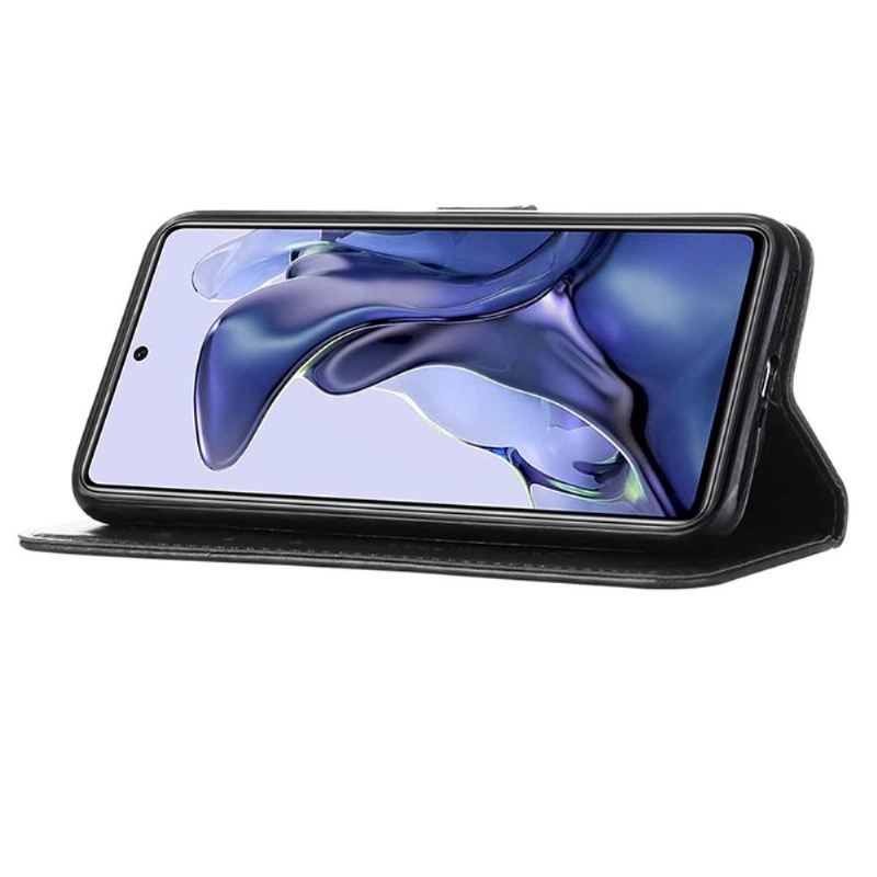 Flip Case Für Xiaomi 11T / 11T Pro Schmetterlingsblumen-kartenhalter