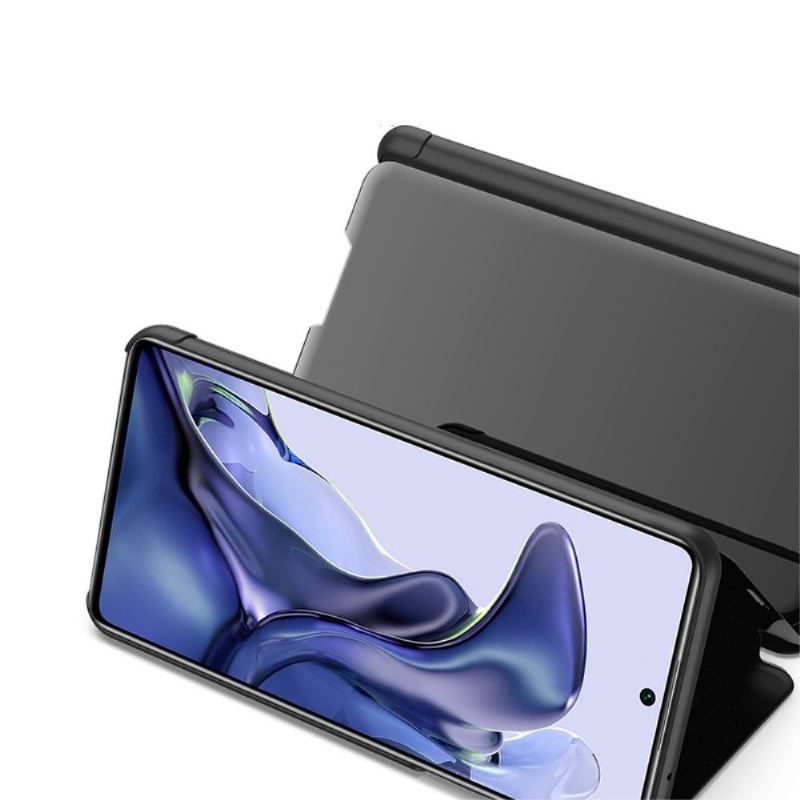 Hülle Für Xiaomi 11T / 11T Pro Anti-Sturz Flip Case Spiegeleffekt