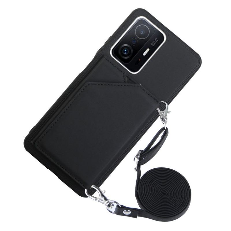 Hülle Für Xiaomi 11T / 11T Pro Aude Lanyard Mit Mehreren Fächern