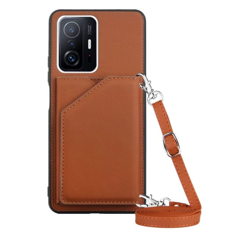 Hülle Für Xiaomi 11T / 11T Pro Aude Lanyard Mit Mehreren Fächern