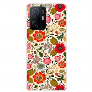 Hülle Für Xiaomi 11T / 11T Pro Bunte Blumen