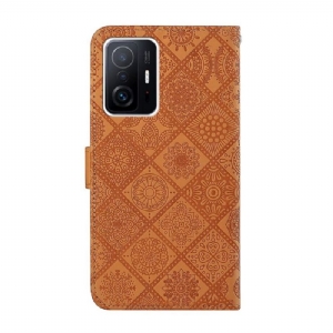 Lederhüllen Für Xiaomi 11T / 11T Pro Anti-Sturz Mandala-kaleidoskop