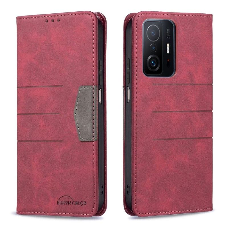 Lederhüllen Für Xiaomi 11T / 11T Pro Flip Case Binfen Color Flip Kunstleder