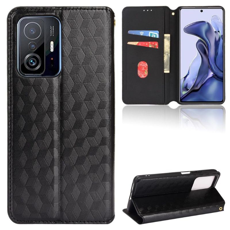 Lederhüllen Für Xiaomi 11T / 11T Pro Flip Case Designgeometrie