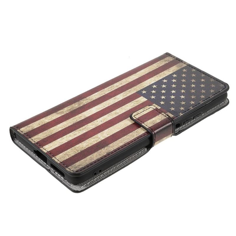 Lederhüllen Für Xiaomi 11T / 11T Pro Schutzhülle Vintage Amerikanische Flagge