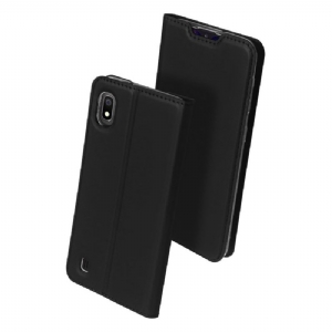 Case Für Samsung Galaxy A10 Business Kunstleder