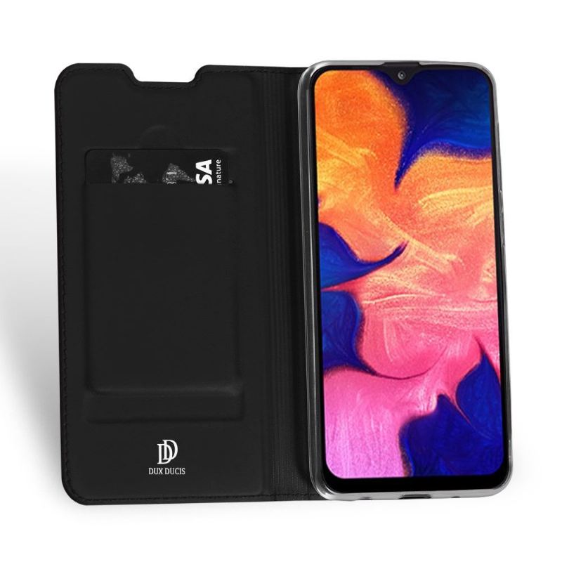 Case Für Samsung Galaxy A10 Business Kunstleder