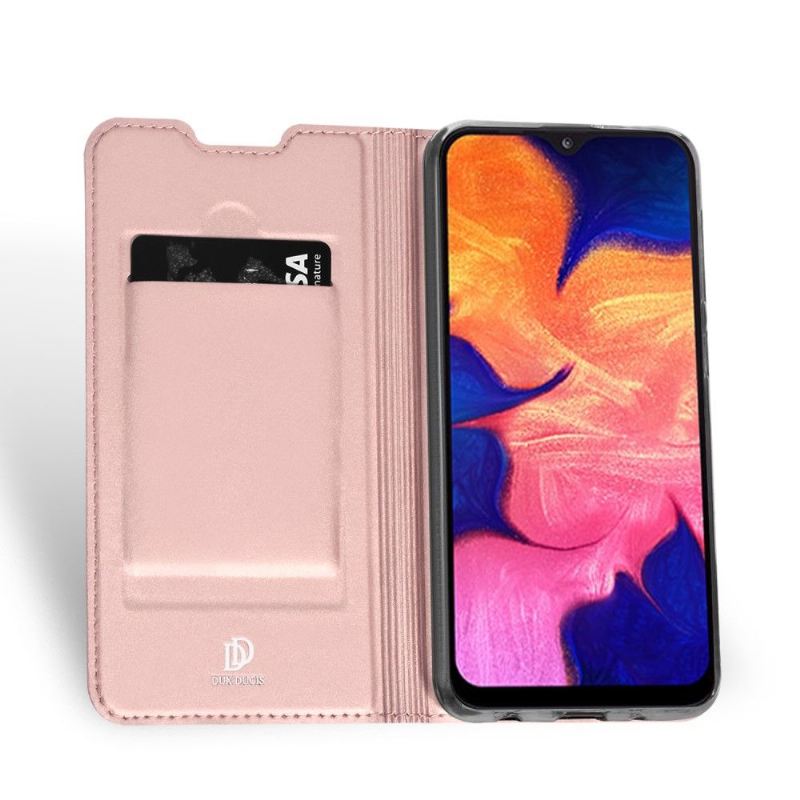 Case Für Samsung Galaxy A10 Business Kunstleder