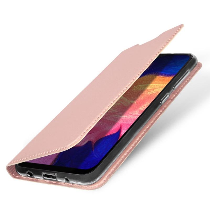 Case Für Samsung Galaxy A10 Business Kunstleder