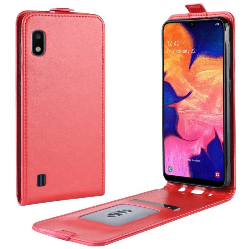 Case Für Samsung Galaxy A10 Flip Case Vertikales Kunstleder