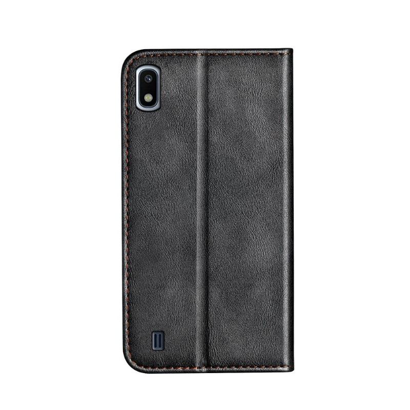 Case Für Samsung Galaxy A10 Hirachus Bicolor Ledereffekt