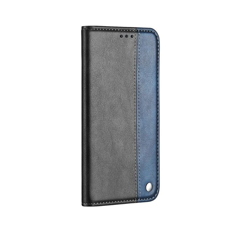 Case Für Samsung Galaxy A10 Hirachus Bicolor Ledereffekt