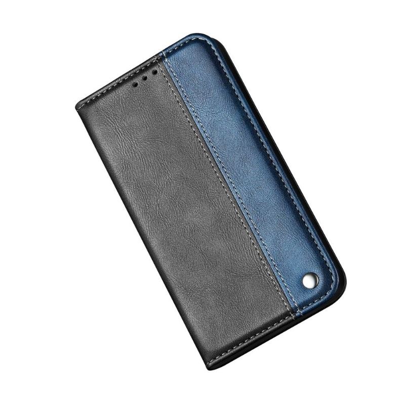 Case Für Samsung Galaxy A10 Hirachus Bicolor Ledereffekt