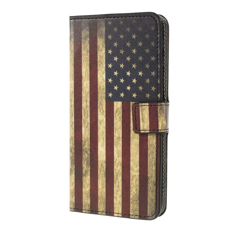 Case Für Samsung Galaxy A10 Vintage Amerikanische Flagge