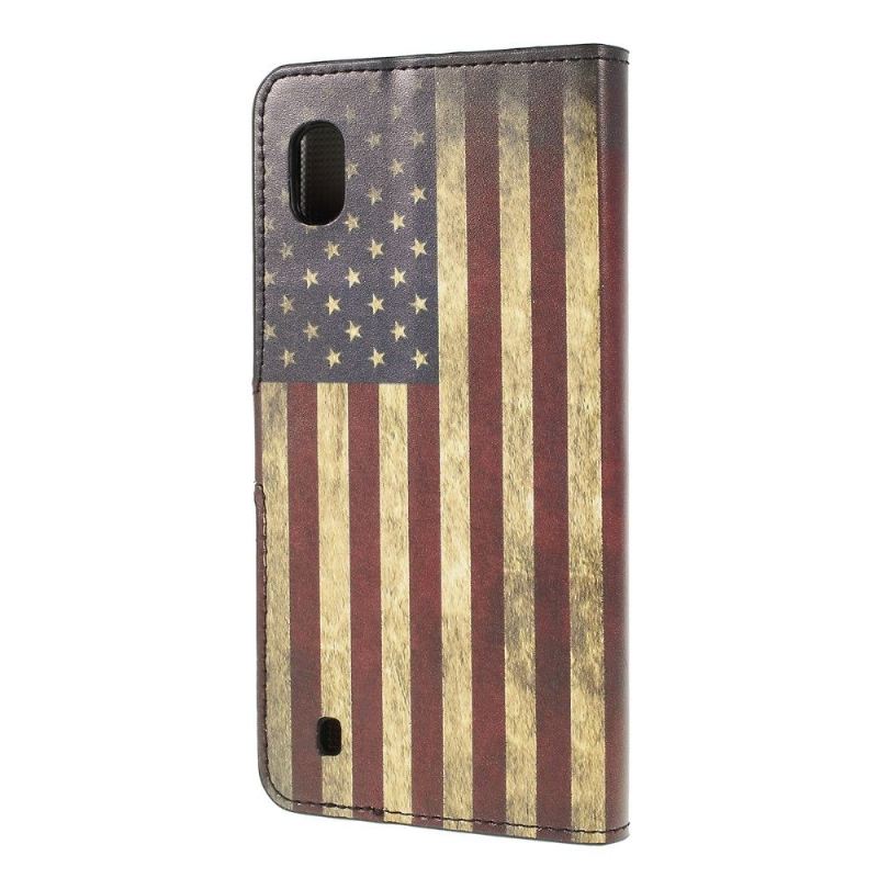 Case Für Samsung Galaxy A10 Vintage Amerikanische Flagge