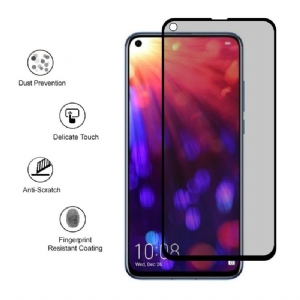 Handyhülle Für Honor View 20 - Gehärtetes Glas Und Blickschutzfilter