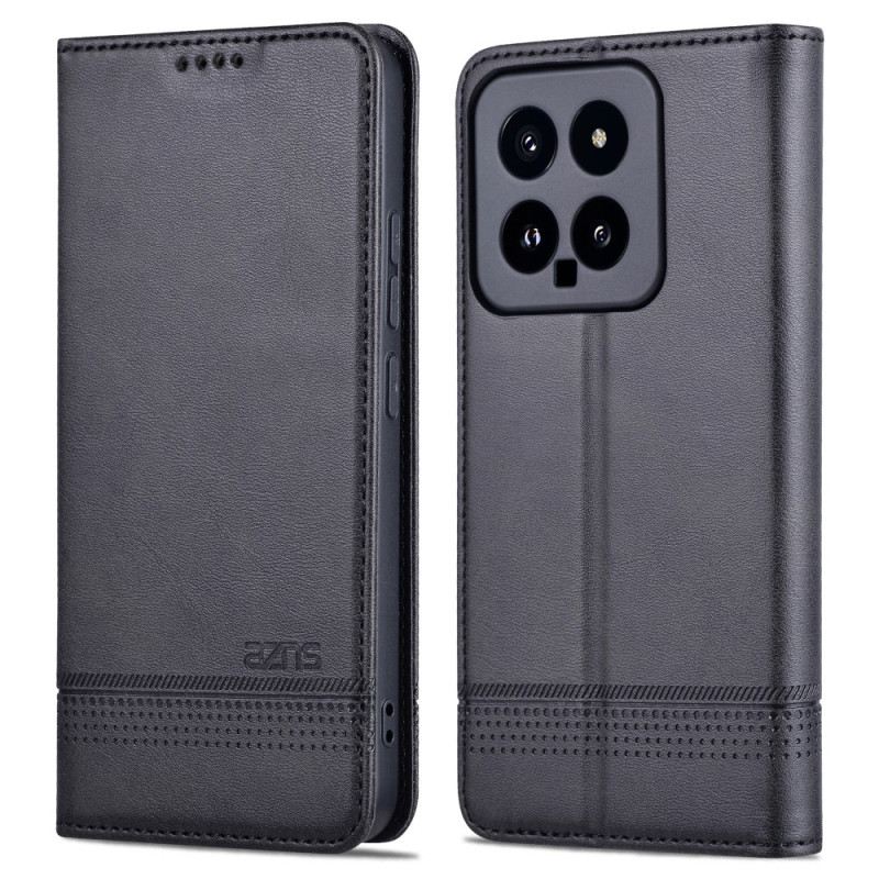 Flip Case Xiaomi 14 Handyhülle Azns-lederstil