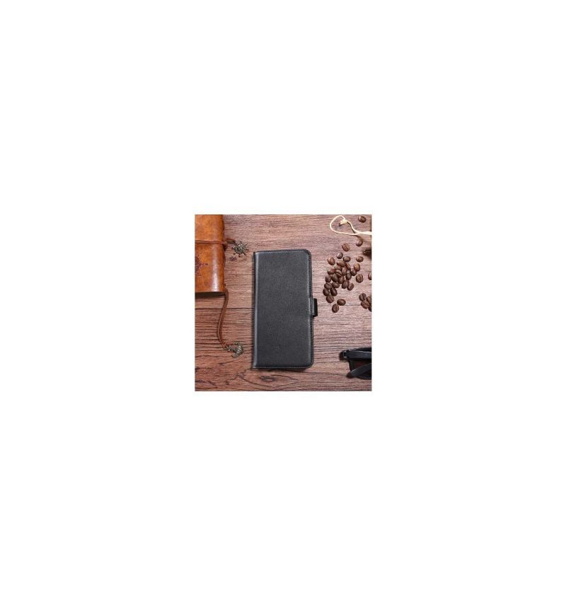 Flip Case Für OnePlus 5 Premium-leder - Schwarz