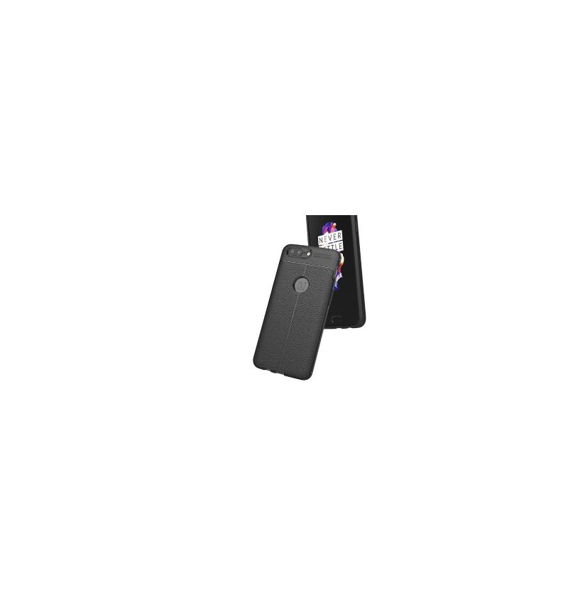 Handyhülle Für OnePlus 5 Leder Mit Litschi-struktur