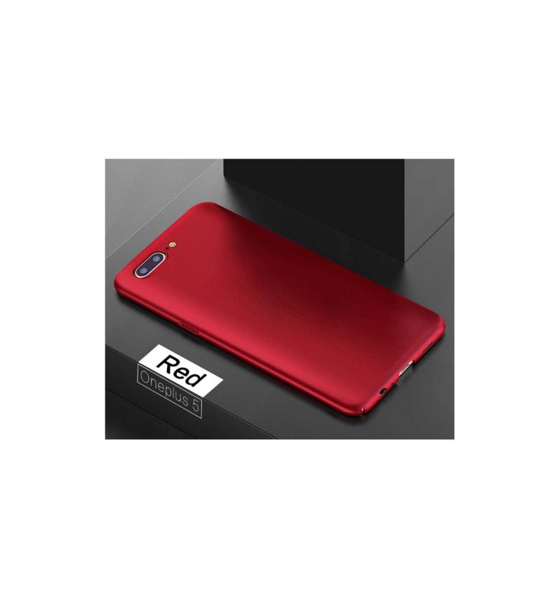 Hülle Für OnePlus 5 Schild Slim - Rot