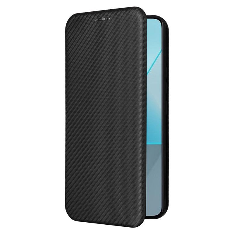 Flip Case Für Xiaomi Redmi Note 13 Pro 5g Kohlefaser