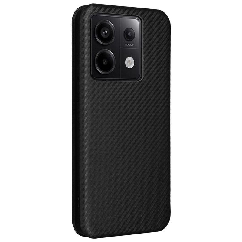 Flip Case Für Xiaomi Redmi Note 13 Pro 5g Kohlefaser