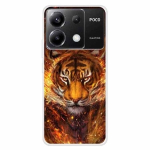 Hülle Für Xiaomi Redmi Note 13 Pro 5g Tiger In Flammen