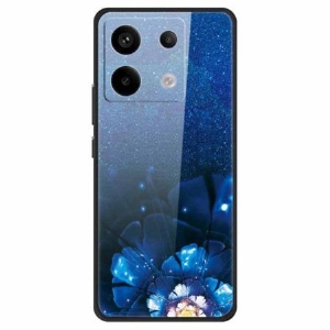 Hülle Xiaomi Redmi Note 13 Pro 5g Handyhülle Blaues Horn Aus Gehärtetem Glas