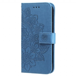 Lederhüllen Für Xiaomi Redmi Note 13 Pro 5g Mandala Mit Schlüsselband