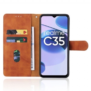 Flip Case Für Realme C35 Sanfte Berührung