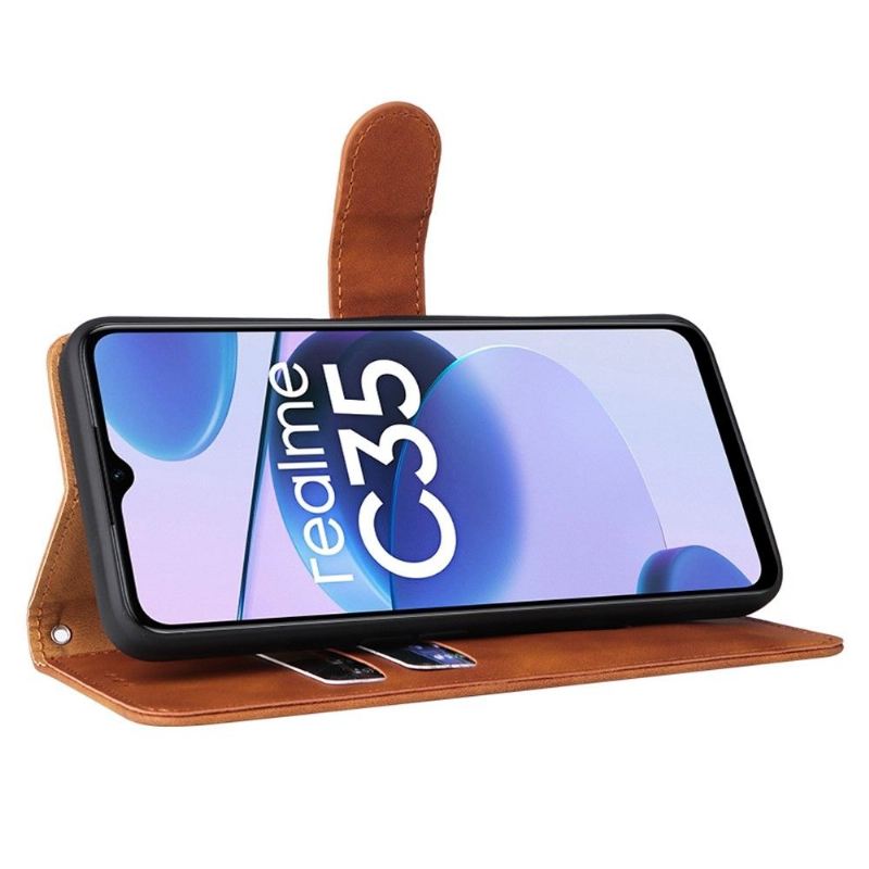 Flip Case Für Realme C35 Sanfte Berührung