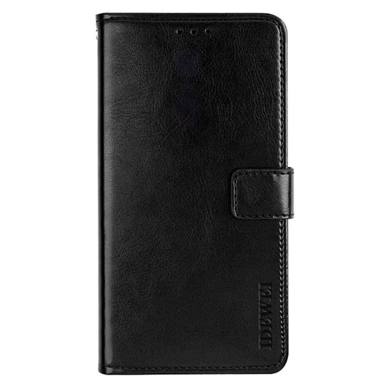 Lederhüllen Für Realme C35 Flip Case Idewei Folio Lederoptik