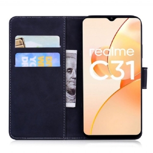 Lederhüllen Für Realme C35 Roman Soft-touch