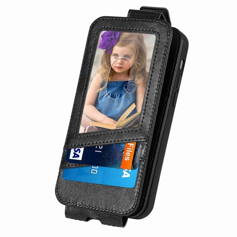 Flip Case Für iPhone 14 Pro Flip Case Vertikale Klappe Von Caseneo