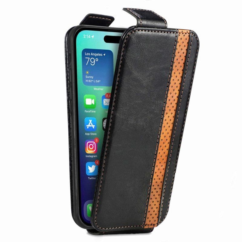 Flip Case Für iPhone 14 Pro Flip Case Vertikale Klappe Von Caseneo