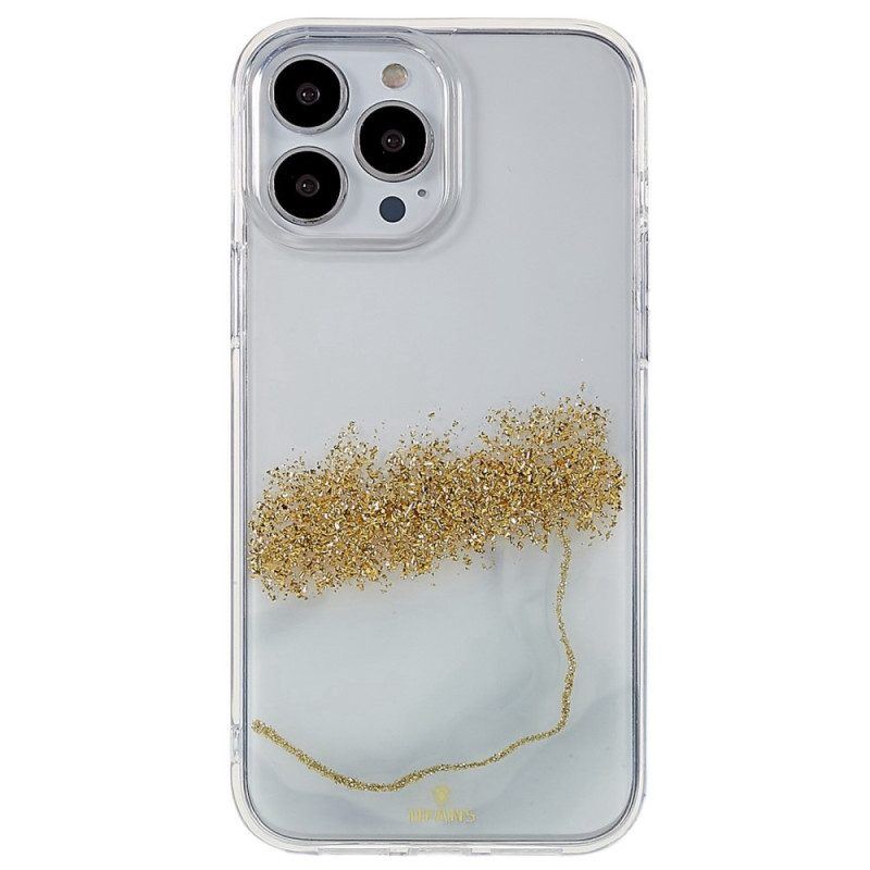 Handyhülle Für iPhone 14 Pro Glitzerkunst