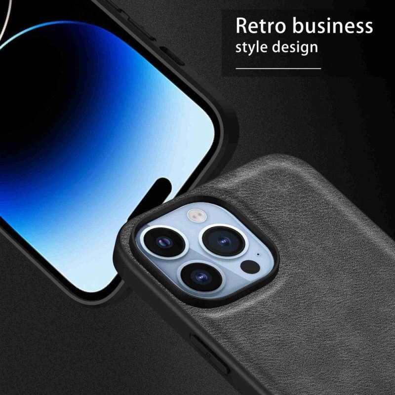 Handyhülle Für iPhone 14 Pro Retro-kunstleder