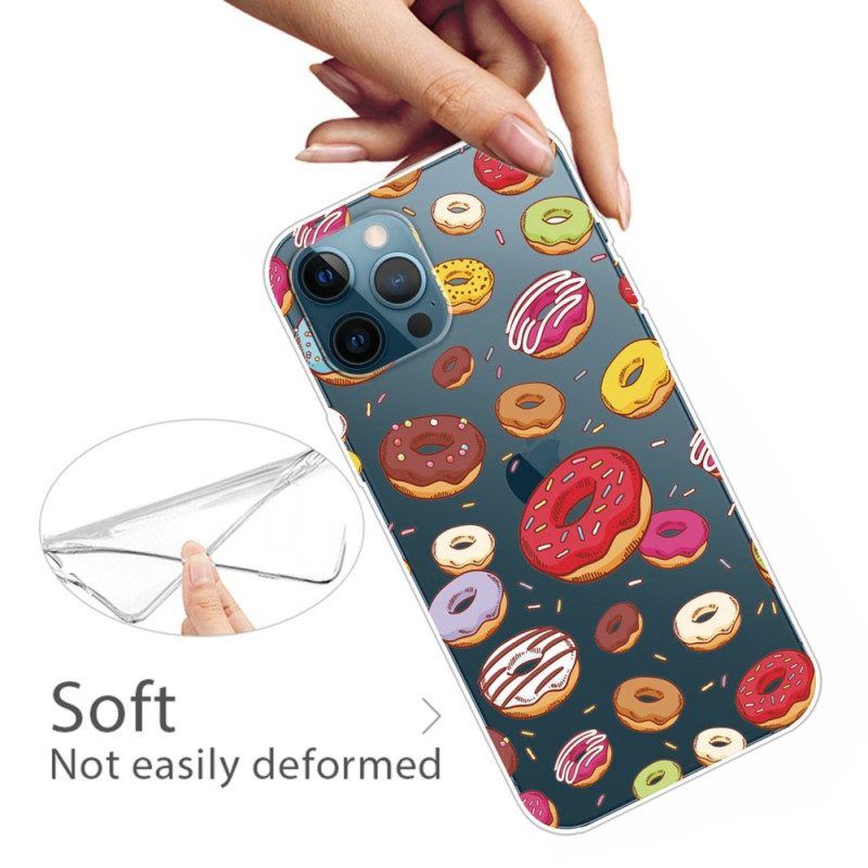 Hülle Für iPhone 14 Pro Nahtlose Donuts