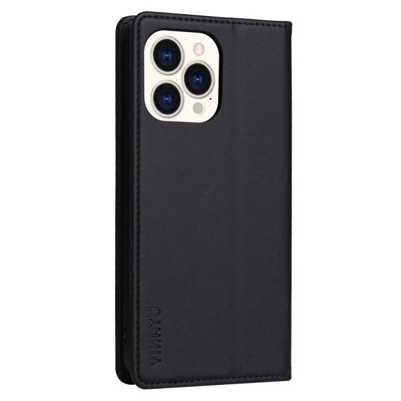 Schutzhülle Für iPhone 14 Pro Flip Case Dekorative Nieten