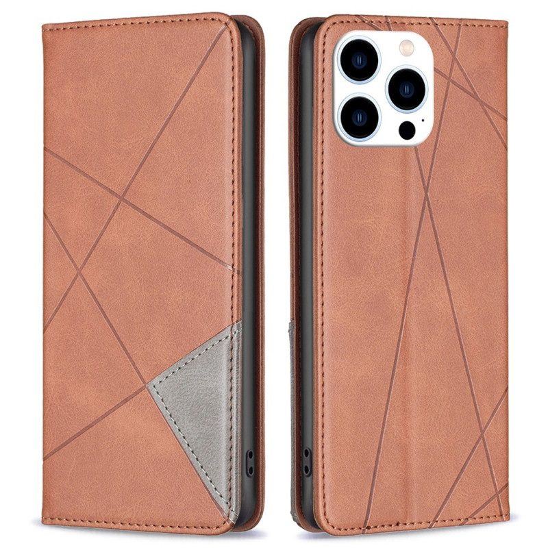 Schutzhülle Für iPhone 14 Pro Flip Case Geometrisch